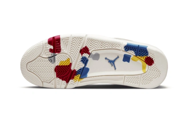 4 Blank Retro Canvas Air Jordan DQ4909-100 0725